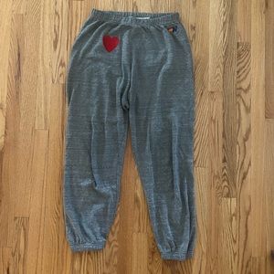 Aviator Nation Heart Stitch Sweatpants